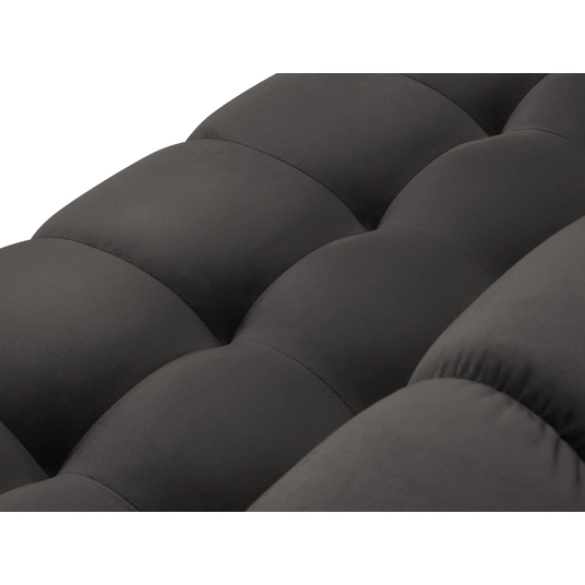 Velvet Right Corner Sofa, "Bali", 5 Seats, 293x185x75 Made in Europe