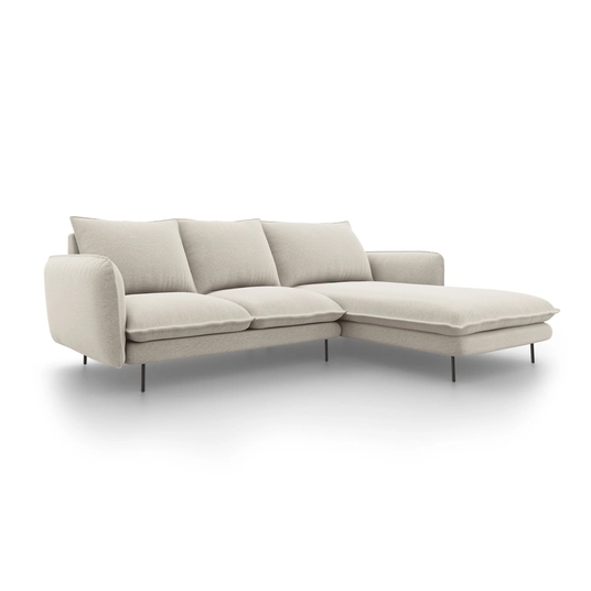Right Corner Sofa, "Vienna", 5 Seats, 255x170x95 Made in Europe