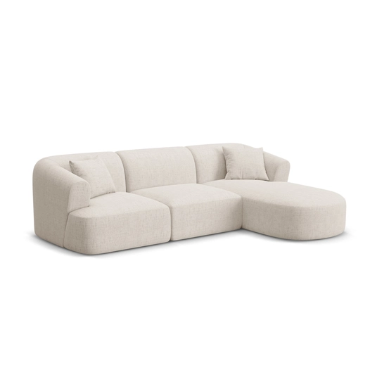 Modular Right Corner Sofa, "Campi", 4 Seats, 256x156x70 Made in Europe