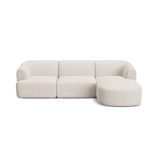 Modular Right Corner Sofa, "Campi", 4 Seats, 256x156x70 Made in Europe