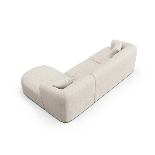 Modular Right Corner Sofa, "Campi", 4 Seats, 256x156x70 Made in Europe