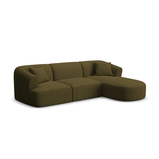 Modular Right Corner Sofa, "Campi", 4 Seats, 256x156x70 Made in Europe