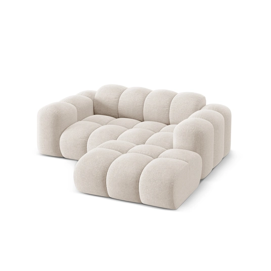 Right Corner Sofa, "Treno", 2 Seats, 180x164x70 Made in Europe