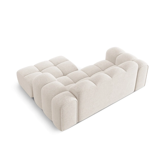 Right Corner Sofa, "Treno", 2 Seats, 180x164x70 Made in Europe