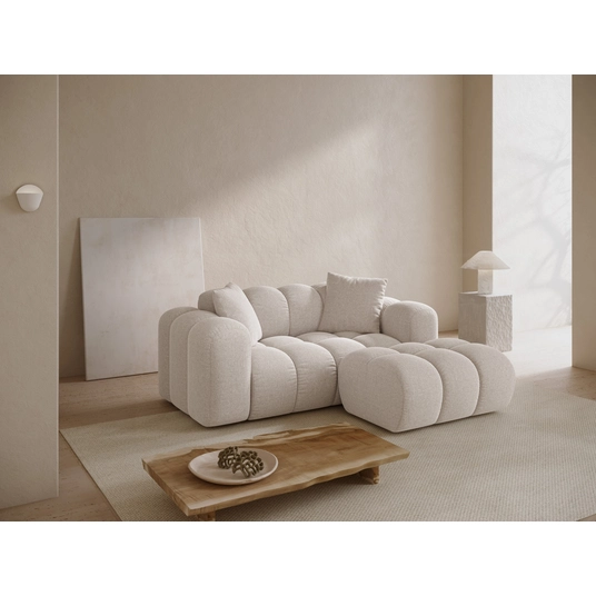 Right Corner Sofa, "Treno", 2 Seats, 180x164x70 Made in Europe
