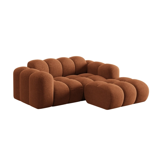 Right Corner Sofa, "Treno", 2 Seats, 180x164x70 Made in Europe