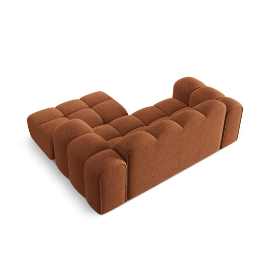 Right Corner Sofa, "Treno", 2 Seats, 180x164x70 Made in Europe