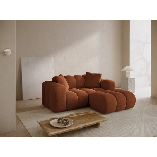 Right Corner Sofa, "Treno", 2 Seats, 180x164x70 Made in Europe
