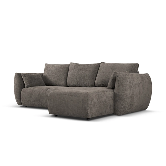 Right Corner Sofa With Bed Function And Box, "Matera", 4 Seats, 253x173x86 Made in Europe