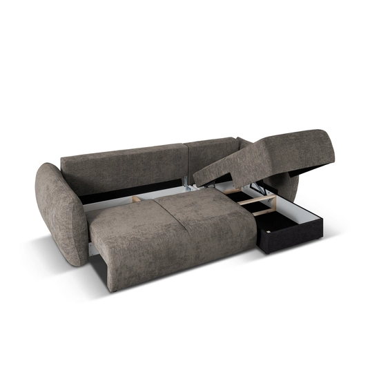 Right Corner Sofa With Bed Function And Box, "Matera", 4 Seats, 253x173x86 Made in Europe