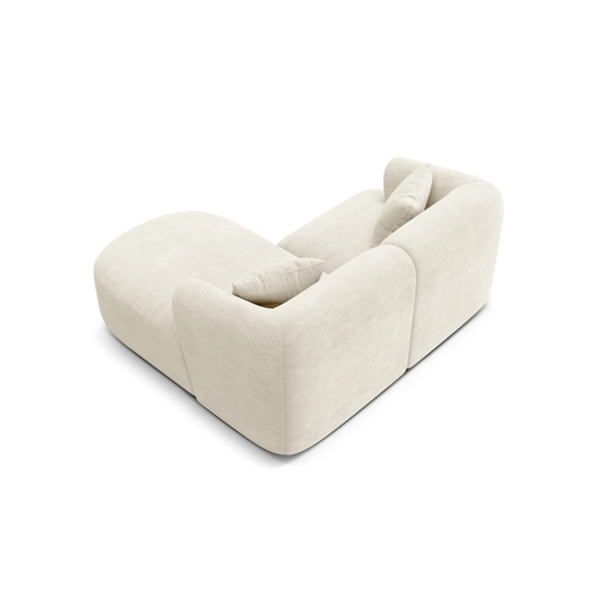 Modular Right Corner Sofa, "Campi", 3 Seats, 180x156x70 Made in Europe