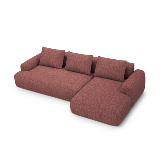 Right Corner Sofa With Bed Function And Box, "Calma", 3 Seats, 275x142x84 Made in Europe