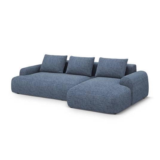 Right Corner Sofa With Bed Function And Box, "Calma", 3 Seats, 275x142x84 Made in Europe