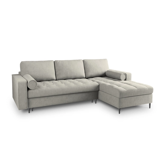 Right Corner Sofa With Bed Function And Box, "Aspen", 5 Seats, 240x175x96 Made in Europe