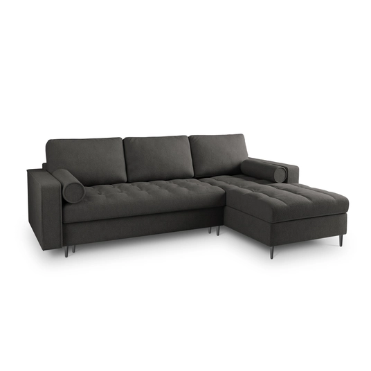 Right Corner Sofa With Bed Function And Box, "Aspen", 5 Seats, 240x175x96 Made in Europe
