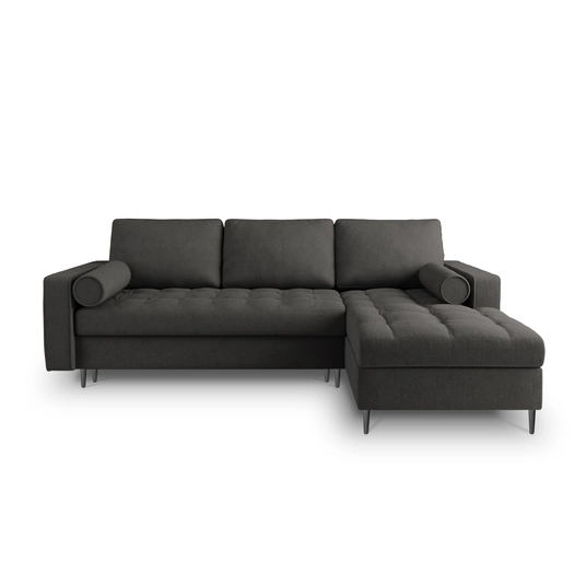 Right Corner Sofa With Bed Function And Box, "Aspen", 5 Seats, 240x175x96 Made in Europe
