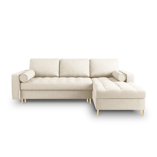 Right Corner Sofa With Bed Function And Box, "Aspen", 5 Seats, 240x175x96 Made in Europe