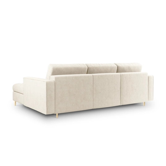 Right Corner Sofa With Bed Function And Box, "Aspen", 5 Seats, 240x175x96 Made in Europe