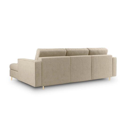 Right Corner Sofa With Bed Function And Box, "Aspen", 5 Seats, 240x175x96 Made in Europe