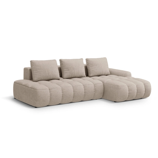 Right Corner Sofa With Bed Function And Box, "Linz", 3 Seats, 275x142x84 Made in Europe