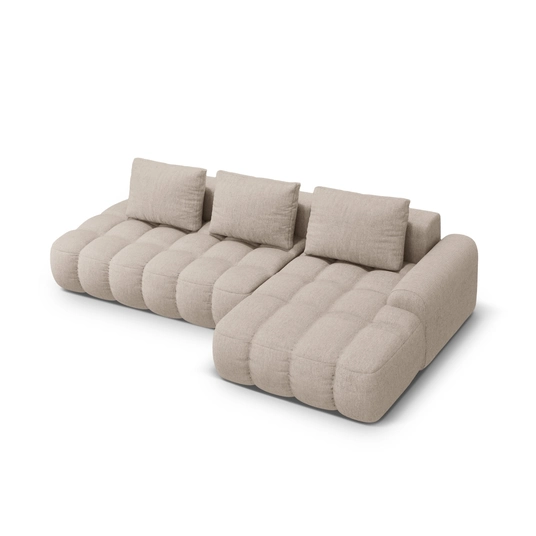 Right Corner Sofa With Bed Function And Box, "Linz", 3 Seats, 275x142x84 Made in Europe