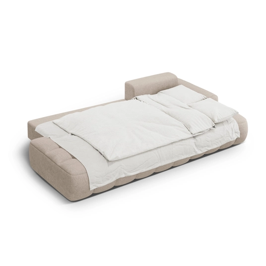 Right Corner Sofa With Bed Function And Box, "Linz", 3 Seats, 275x142x84 Made in Europe
