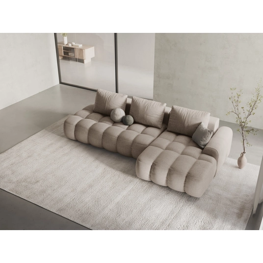 Right Corner Sofa With Bed Function And Box, "Linz", 3 Seats, 275x142x84 Made in Europe