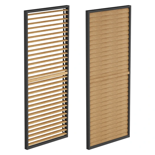 Žaliuzių panelė (R) LUXE 90x238 cm, iki 3 m, medžio