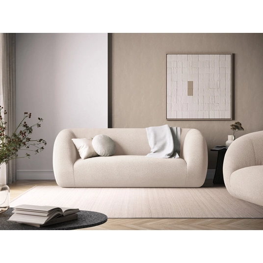 Boucle Sofa, "Essen", 2 Seats, 210x95x86 Made in Europe