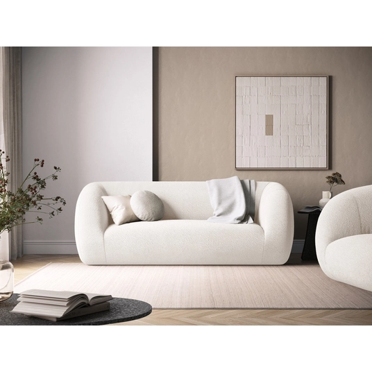 Boucle Sofa, "Essen", 2 Seats, 210x95x86 Made in Europe