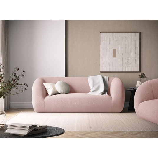 Boucle Sofa, "Essen", 2 Seats, 210x95x86 Made in Europe