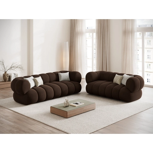 Velvet Sofa, "Koge", 2 Seats, 180x95x70 Made in Europe