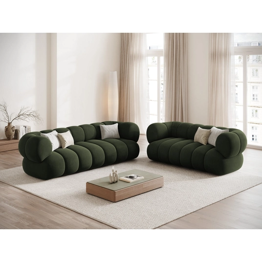 Velvet Sofa, "Koge", 2 Seats, 180x95x70 Made in Europe