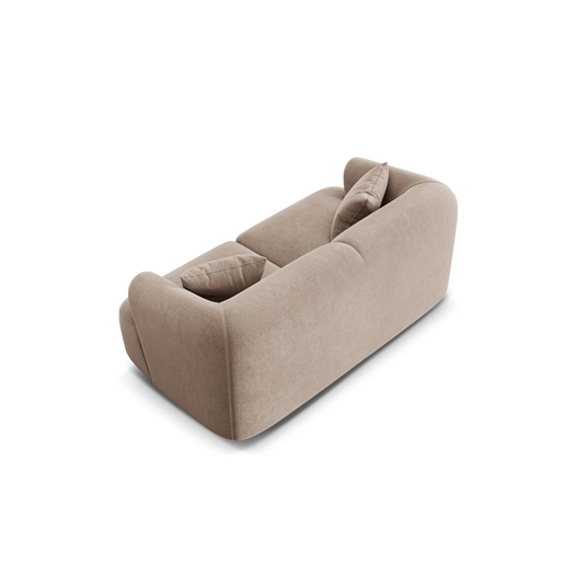 Velvet Modular Sofa, "Campi", 2 Seats, 180x90x70 Made in Europe