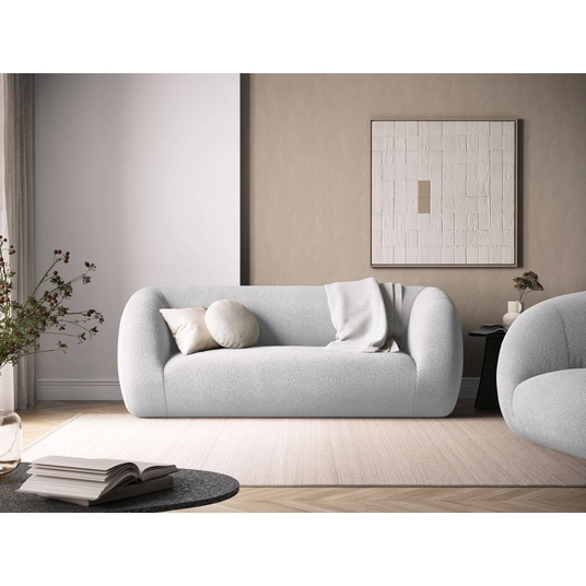 Boucle Sofa, "Essen", 2 Seats, 210x95x86 Made in Europe