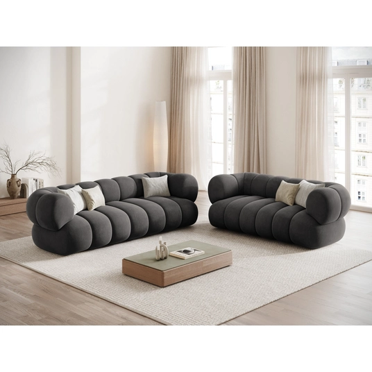 Velvet Sofa, "Koge", 2 Seats, 180x95x70 Made in Europe