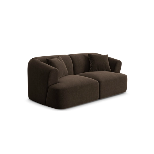 Velvet Modular Sofa, "Campi", 2 Seats, 180x90x70 Made in Europe