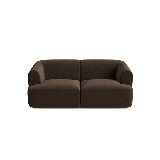Velvet Modular Sofa, "Campi", 2 Seats, 180x90x70 Made in Europe