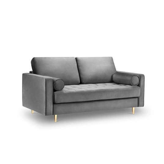 Velvet Sofa, "Aspen", 2 Seats, 174x90x90 Made in Europe