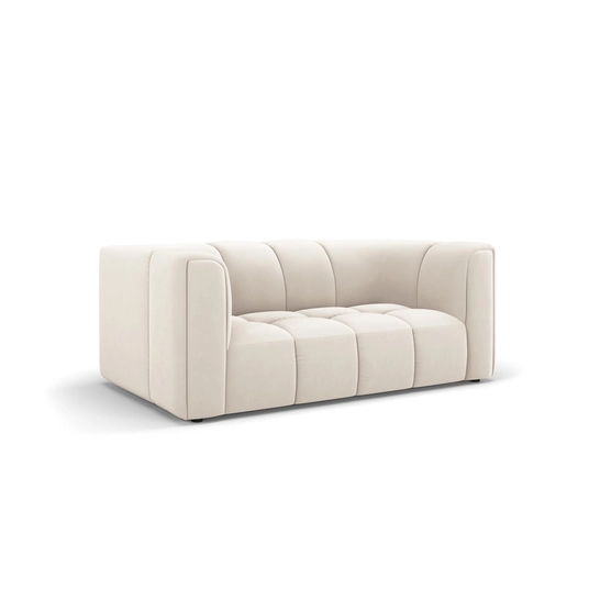 Velvet Sofa, "Moritz", 2 Seats, 166x96x70 Made in Europe