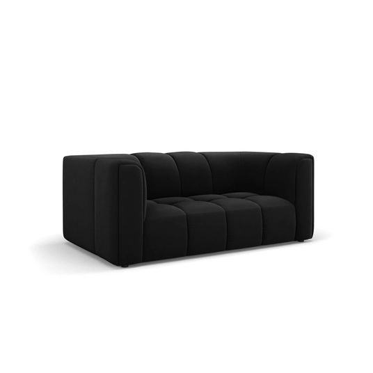 Velvet Sofa, "Moritz", 2 Seats, 166x96x70 Made in Europe