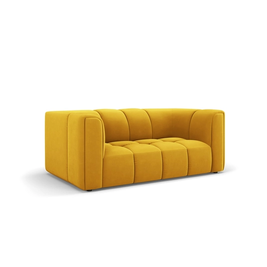 Velvet Sofa, "Moritz", 2 Seats, 166x96x70 Made in Europe