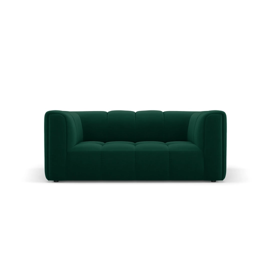 Velvet Sofa, "Moritz", 2 Seats, 166x96x70 Made in Europe