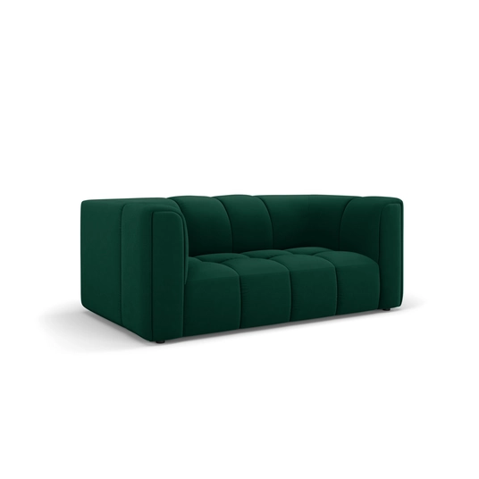 Velvet Sofa, "Moritz", 2 Seats, 166x96x70 Made in Europe