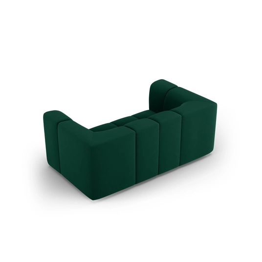 Velvet Sofa, "Moritz", 2 Seats, 166x96x70 Made in Europe