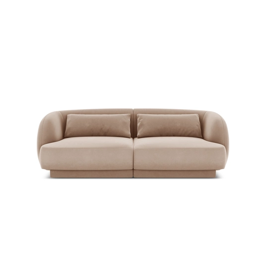 Velvet Sofa, "Tulum", 2 Seats, 180x90x70 Made in Europe