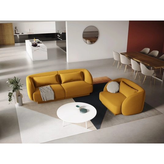 Velvet Sofa, "Tulum", 2 Seats, 180x90x70 Made in Europe
