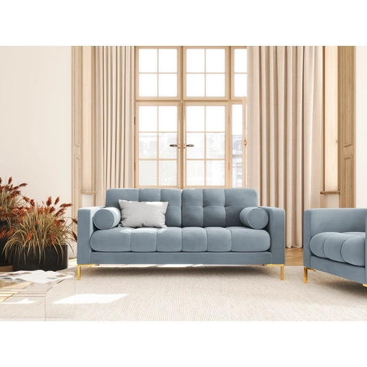 Velvet Sofa, "Bali", 2 Seats, 152x96x75 Made in Europe