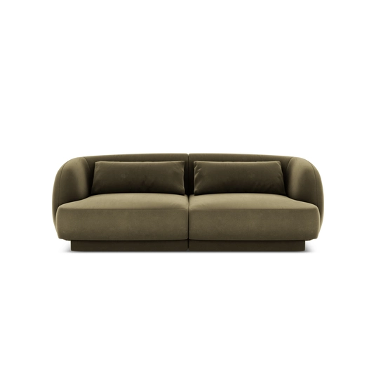Velvet Sofa, "Tulum", 2 Seats, 180x90x70 Made in Europe
