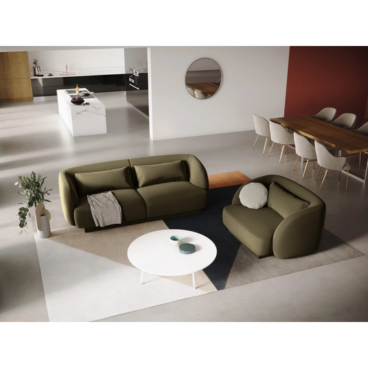 Velvet Sofa, "Tulum", 2 Seats, 180x90x70 Made in Europe